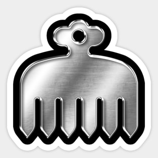 Imagawa Clan Kamon Silver Chrome Sticker